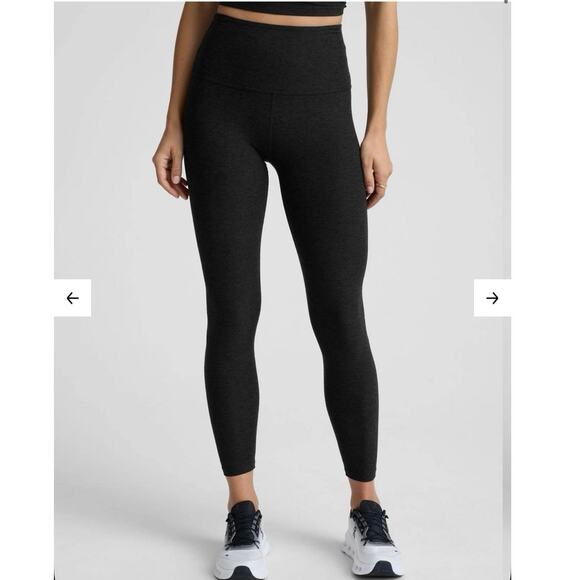 NWOT Beyond Yoga Spacedye Caught In The Midi High Waisted Legging in Black SZ XS - Picture 2 of 7